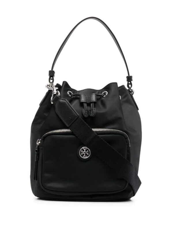 Tory Burch  logo-plaque bucket bag
