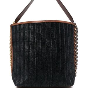 Stella McCartney woven raffia tote bag