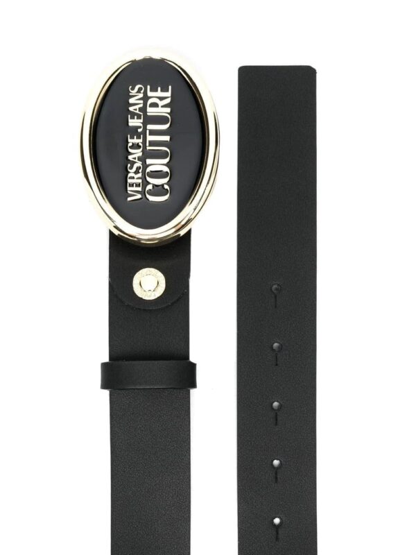 Versace Jeans Couture  oval logo buckle belt - Image 2