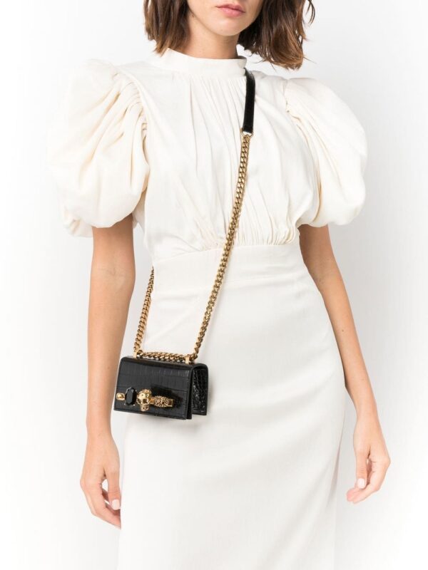 Alexander McQueen micro Jewelled Satchel bag - Image 2