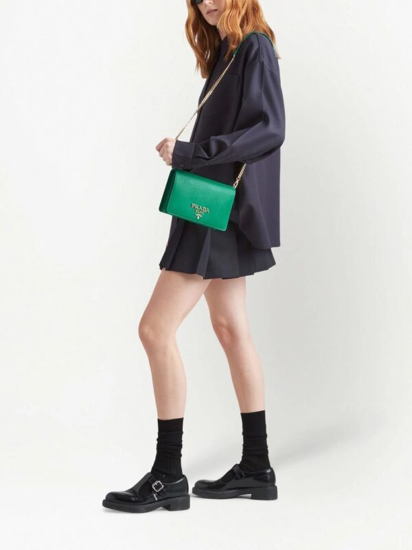 Prada  logo-plaque shoulder bag - Image 2