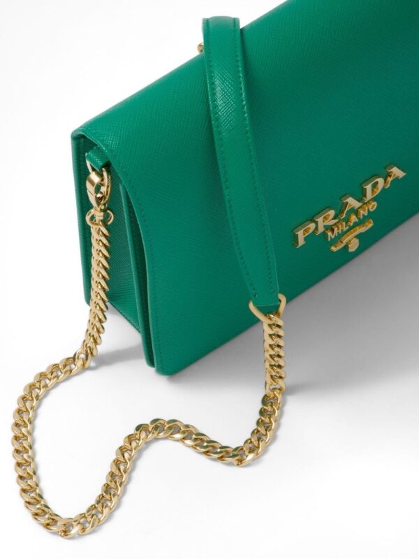 Prada  logo-plaque shoulder bag - Image 4
