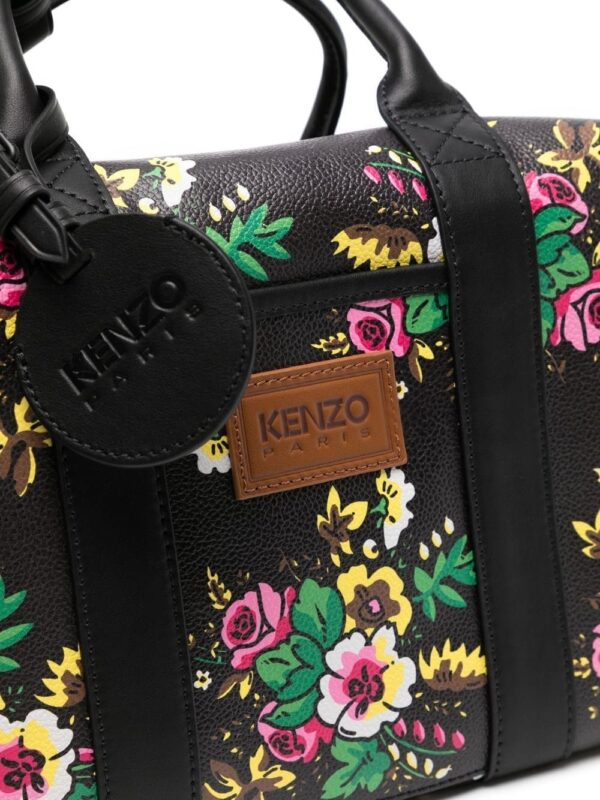Kenzo floral-print shoulder bag - Image 4