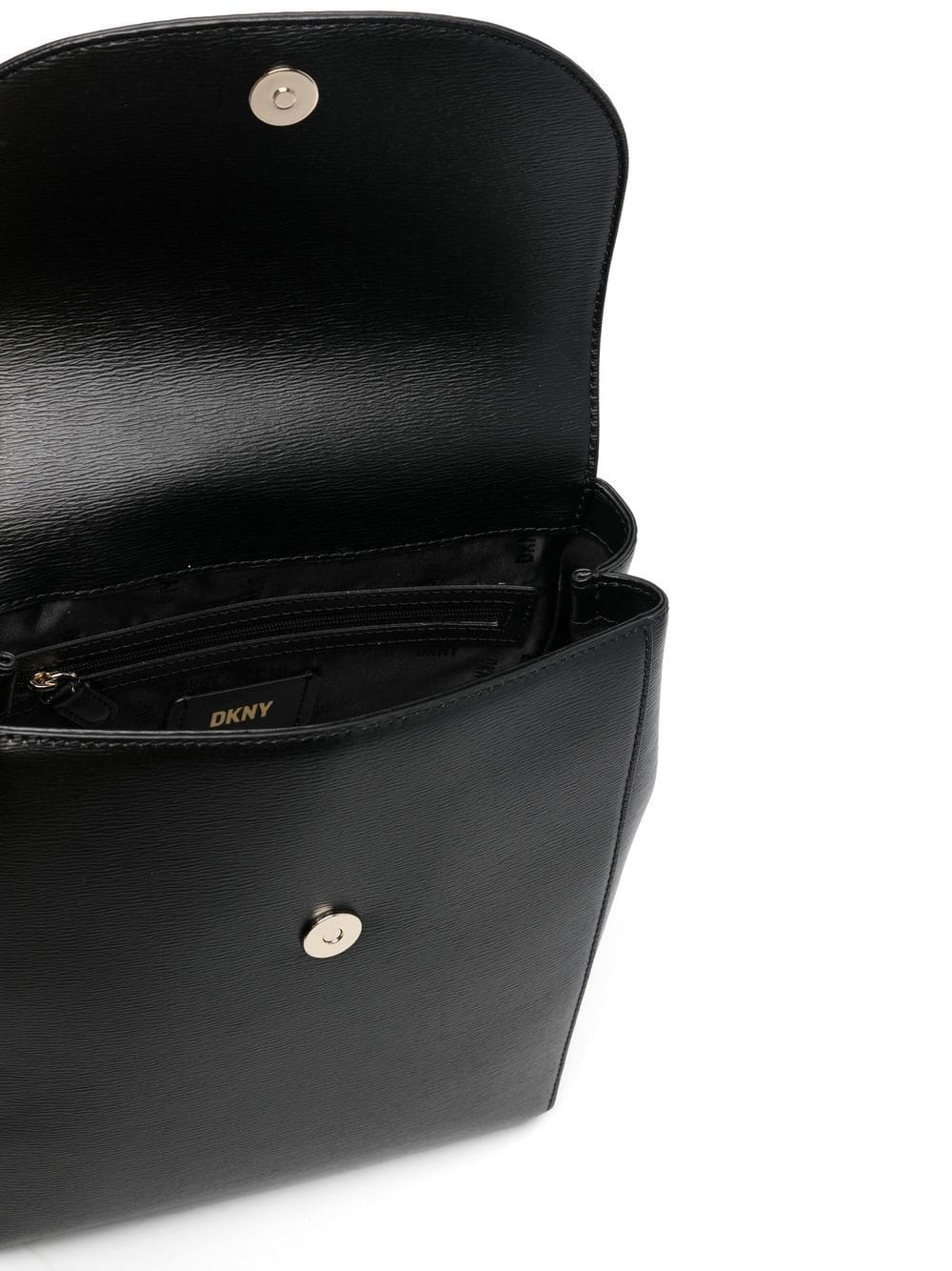 DKNY logo-lettering leather backpack - Image 5