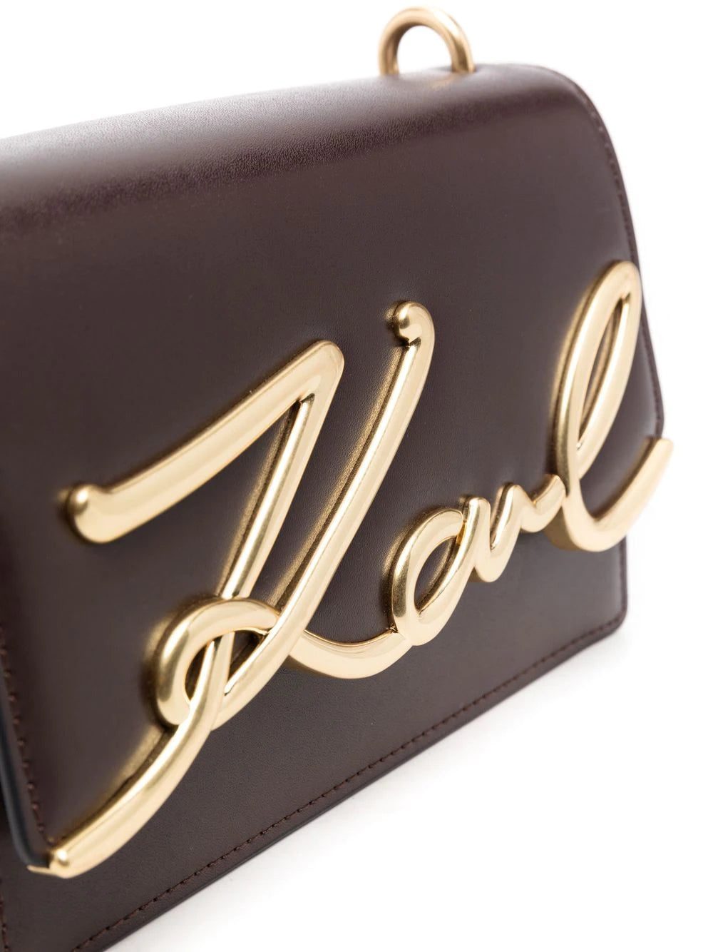 Karl Lagerfeld K/Signature leather shoulder bag - Image 4