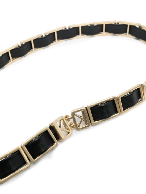 Karl Lagerfeld  K/Essential chain-leather belt - Image 2