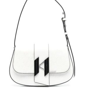 Karl Lagerfeld K/Saddle leather shoulder bag