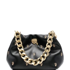 Karl Lagerfeld K/Ikonik embroidered shoulder bag