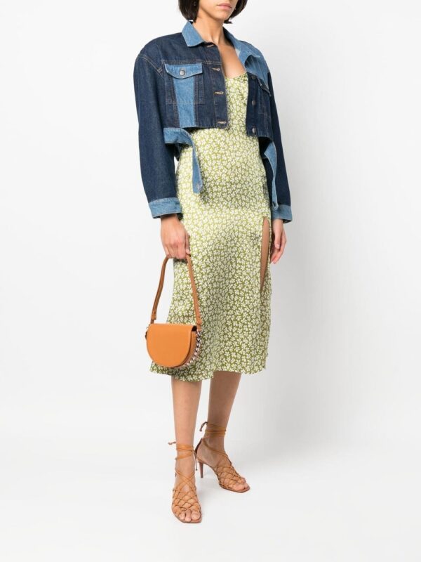 Stella McCartney small Frayme flap shoulder bag - Image 2