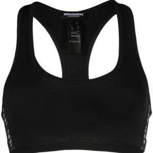 DSQUARED2 logo-print sports-bra