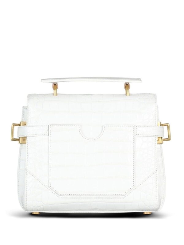 Balmain B-Buzz crocodile-embossed shoulder bag - Image 3