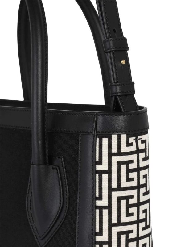 Balmain B-Army 26 canvas tote bag - Image 4