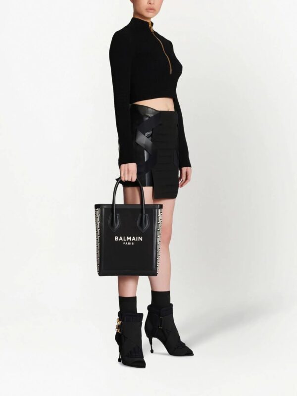 Balmain B-Army 26 canvas tote bag - Image 2