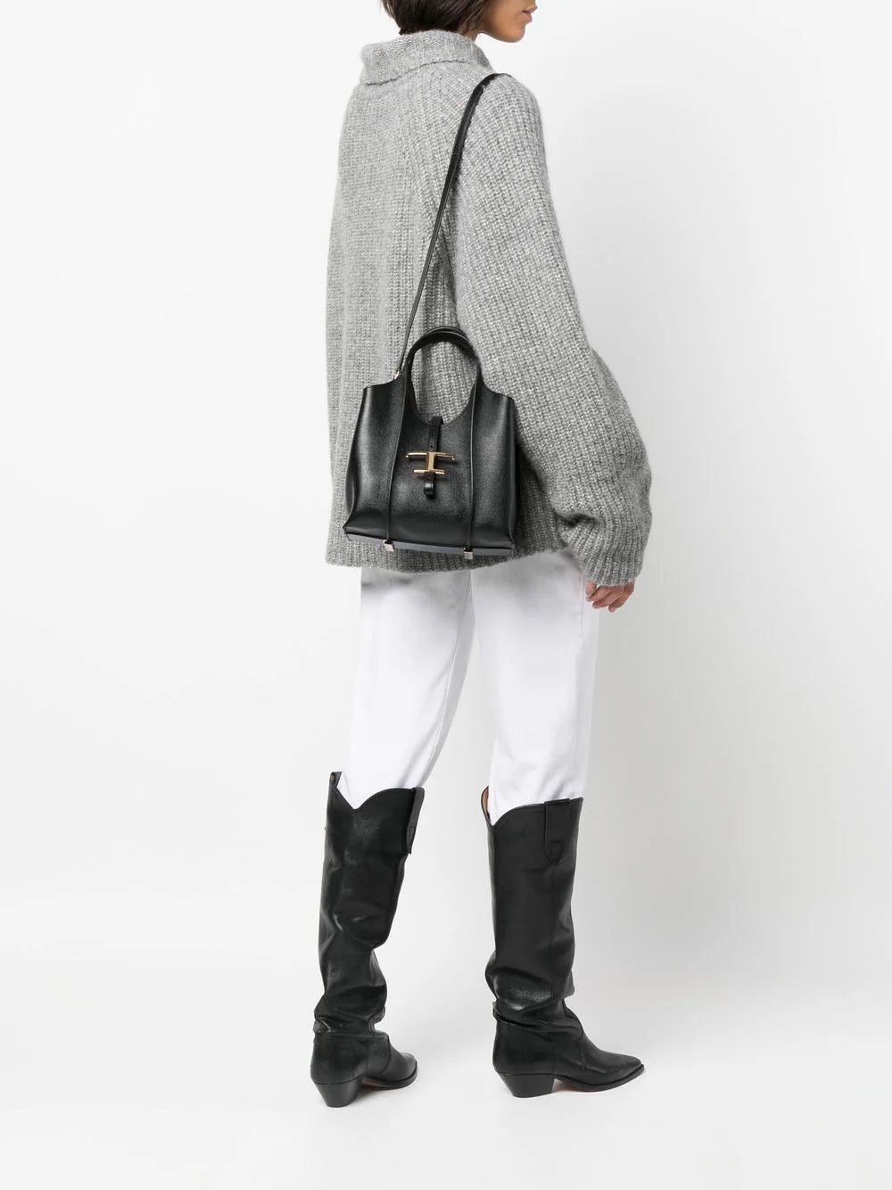 Tod's Timeless logo-plaque tote bag - Image 2