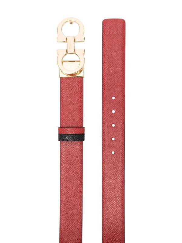 Ferragamo  Gancini-buckle calf leather belt - Image 2