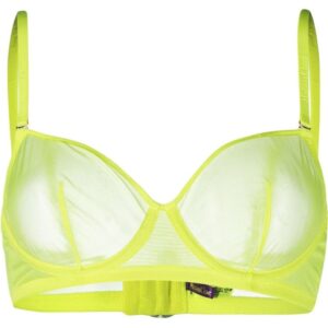 Maison Close  sheer balconette bra
