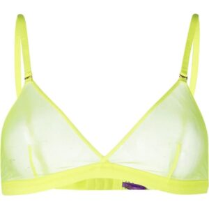 Maison Close  sheer triangle-cup bra