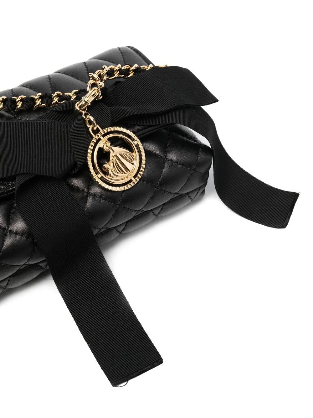 Lanvin embossed-finish leather shoulder bag - Image 4