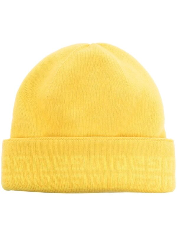 Givenchy embroidered-logo knitted beanie