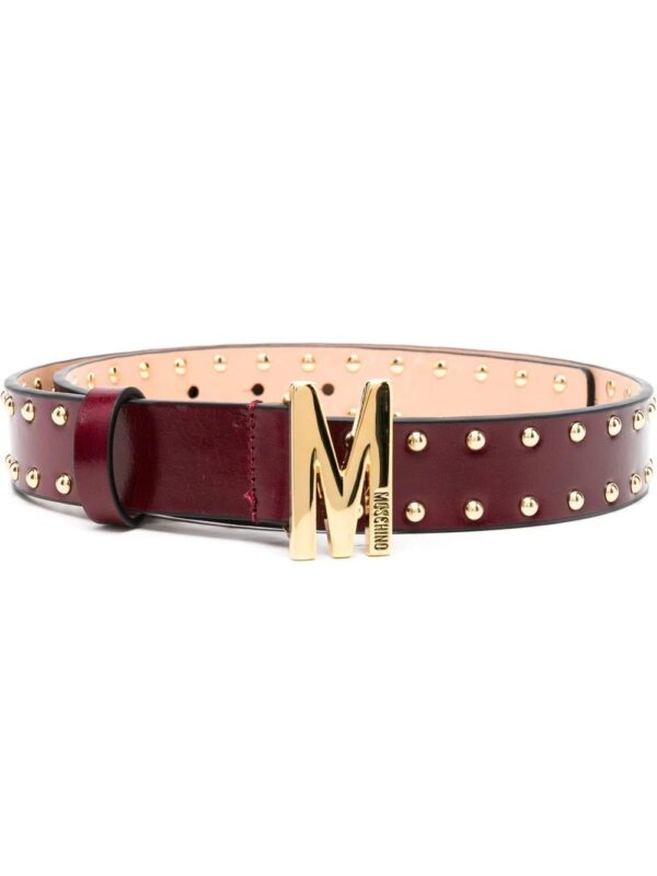 Moschino  logo-buckle fastening belt