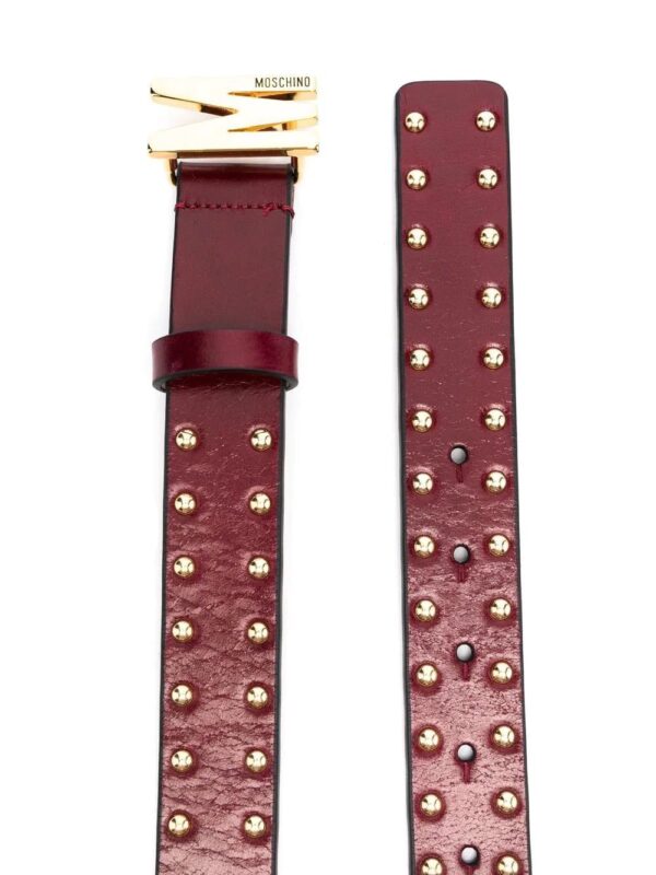 Moschino  logo-buckle fastening belt - Image 2