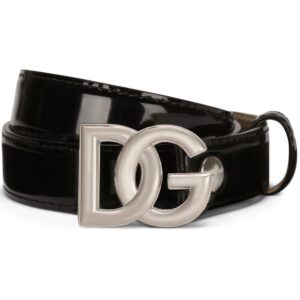 Dolce & Gabbana  logo buckle leather belt