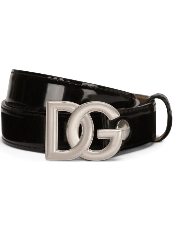 Dolce & Gabbana  logo buckle leather belt