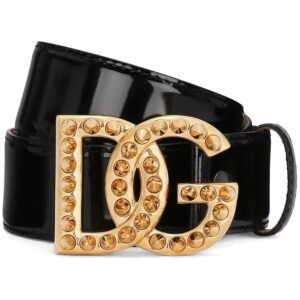 Dolce & Gabbana  studded DG-buckle belt