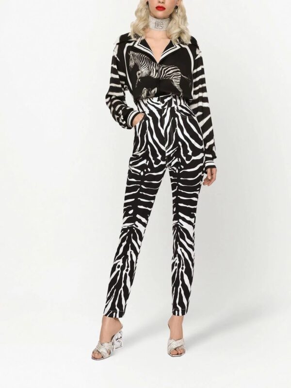 Dolce & Gabbana  zebra print long-sleeved shirt - Image 3