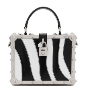 Dolce & Gabbana Dolce Box zebra-print top-handle bag