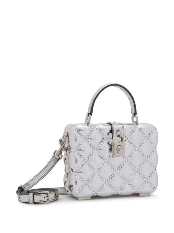 Dolce & Gabbana Dolce Box rhinestone-embellished top-handle bag - Image 4