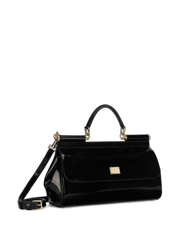 Dolce & Gabbana Elongated Sicily patent leather top-handle bag - Image 4