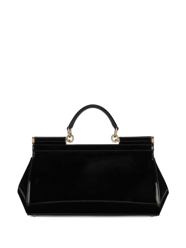 Dolce & Gabbana Elongated Sicily patent leather top-handle bag - Image 3