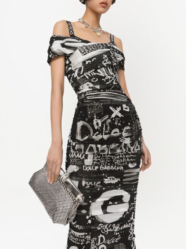 Dolce & Gabbana rhinestone-embellished satin clutch bag - Image 2
