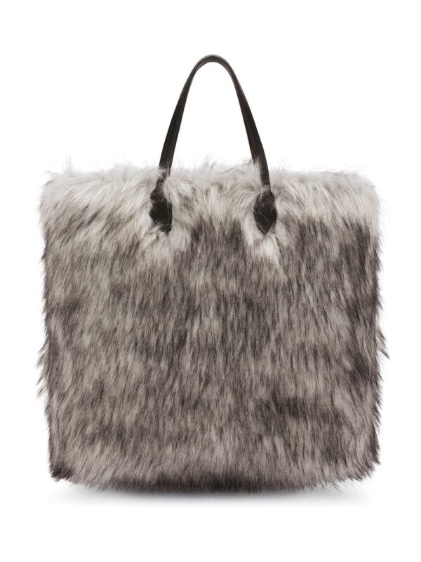 Dolce & Gabbana faux-fur shopper bag - Image 3