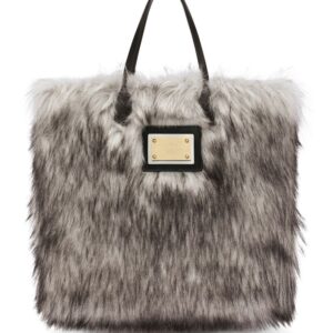 Dolce & Gabbana faux-fur shopper bag