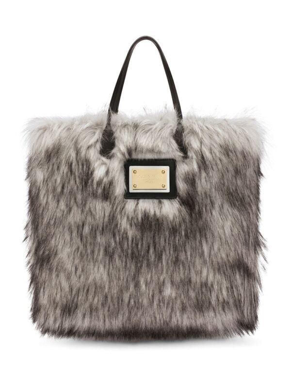 Dolce & Gabbana faux-fur shopper bag