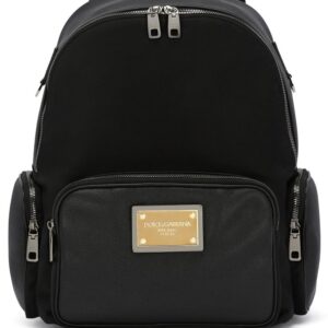 Dolce & Gabbana multi-pocket logo-plaque backpack
