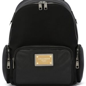 Dolce & gabbana  multi-pocket logo-plaque backpack