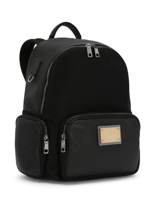 Dolce & Gabbana multi-pocket logo-plaque backpack - Image 4