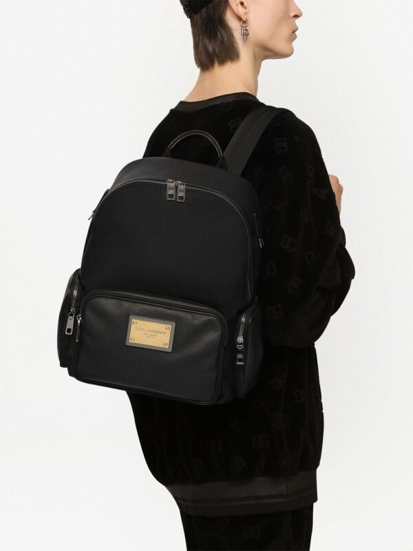 Dolce & Gabbana multi-pocket logo-plaque backpack - Image 2