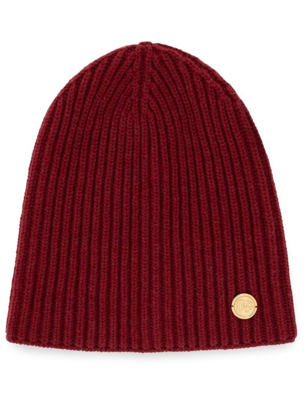 Dolce & Gabbana DG-patch cashmere beanie