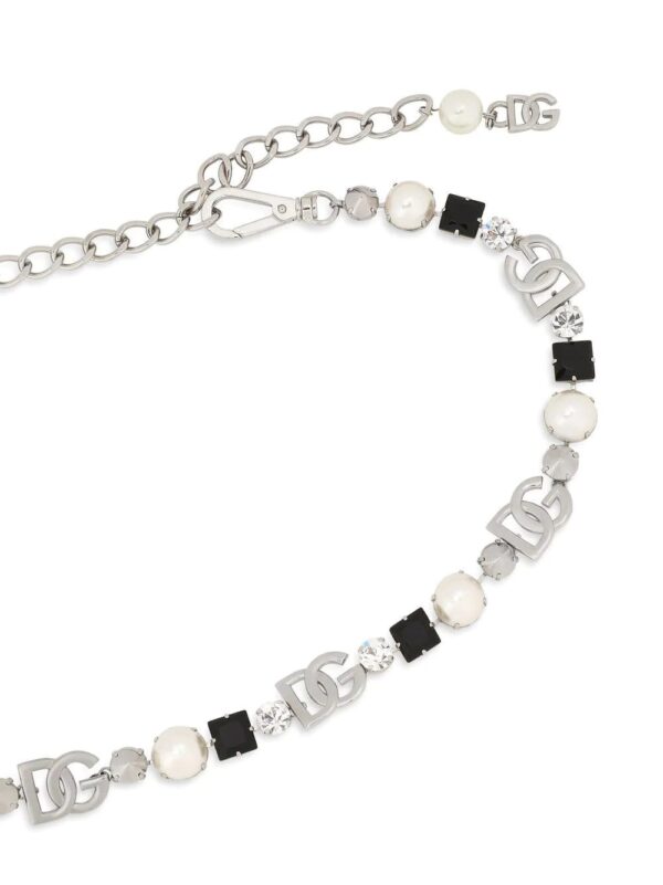Dolce & Gabbana  rhinestone and DG logo belt - Image 4
