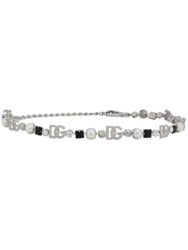 Dolce & Gabbana  rhinestone and DG logo belt