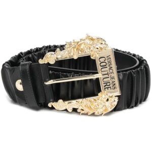 Versace Jeans Couture  ornamental-buckle ruched belt