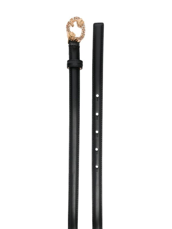 Versace  Medusa crystal-embellished leather belt - Image 2