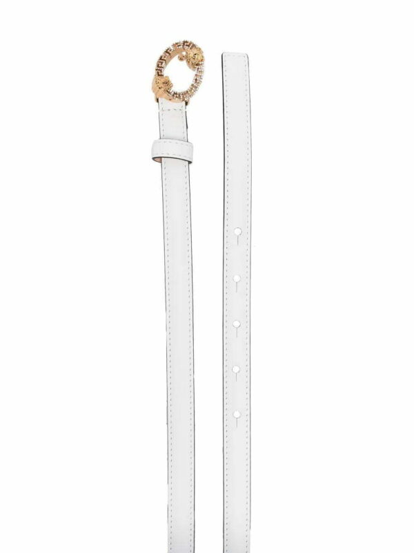 Versace  Medusa crystal-embellished leather belt - Image 2