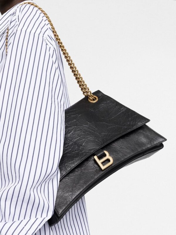 Balenciaga medium Crush chain-strap shoulder bag - Image 3