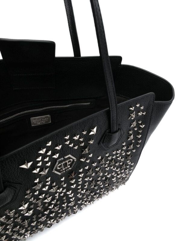 Philipp Plein star stud embellished tote bag - Image 4