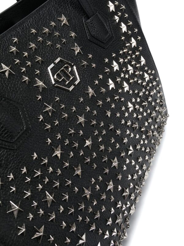 Philipp Plein star stud embellished tote bag - Image 3
